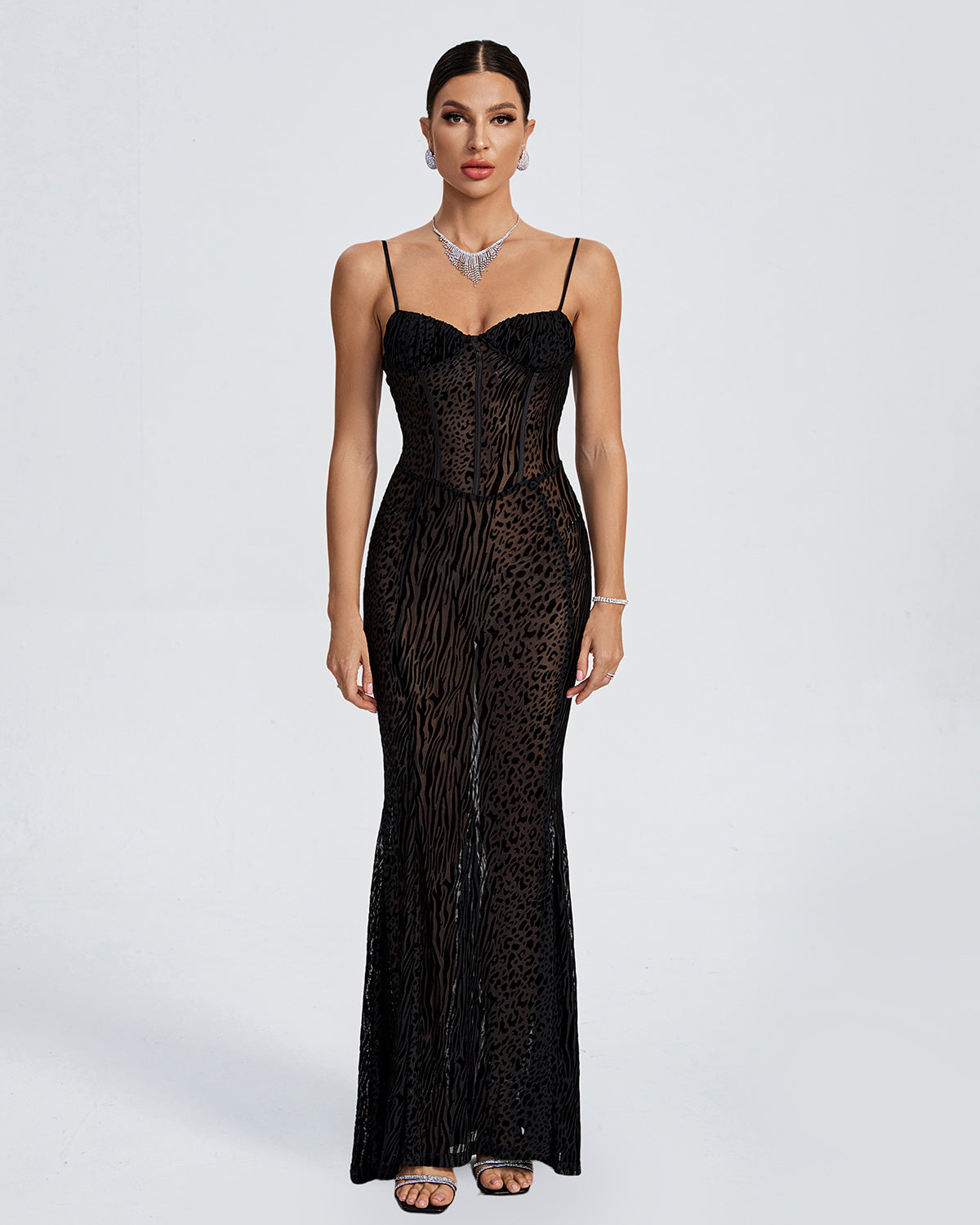 Monica Black Maxi Dress