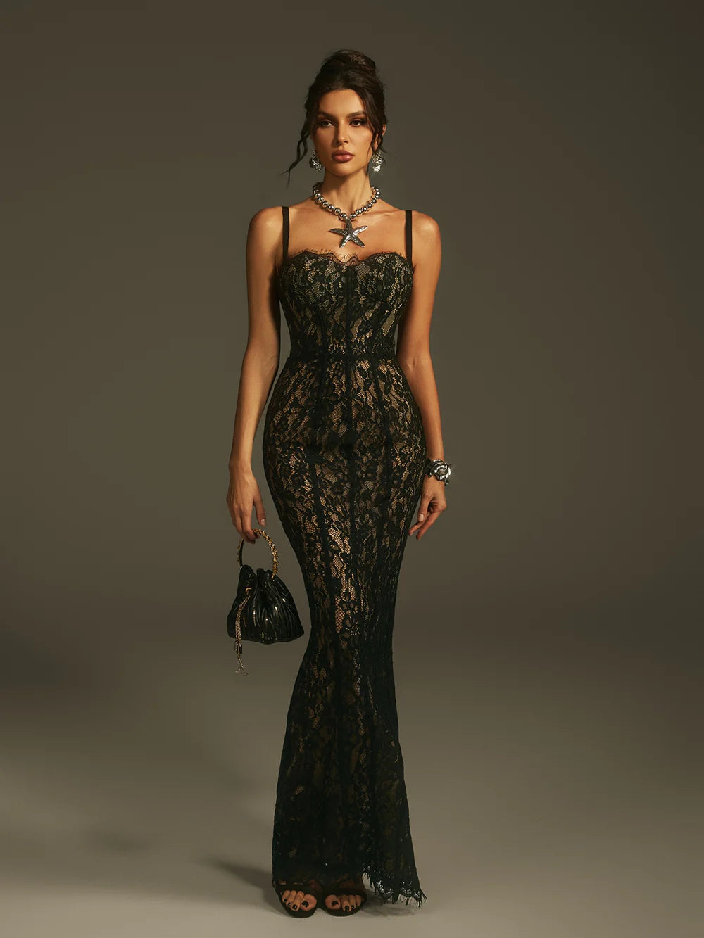 Maria Lace Maxi Dress
